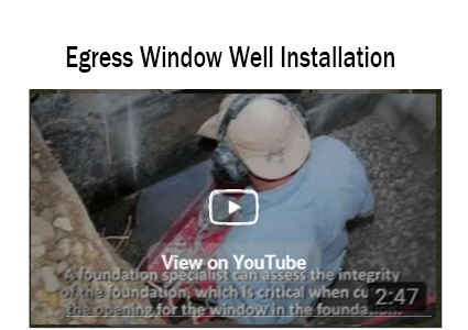 St Paul Corrugating Egress Window Well Installation