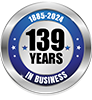 139 Years in Business
